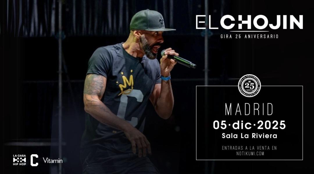 2025 12 5 concierto de el chojin en madrid gira 25 aniversario