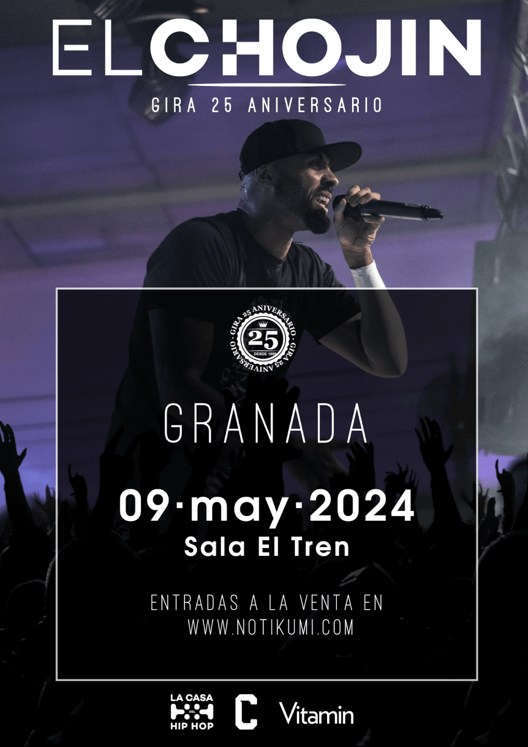 2025 5 9 concierto de el chojin en granada gira 25 aniversario